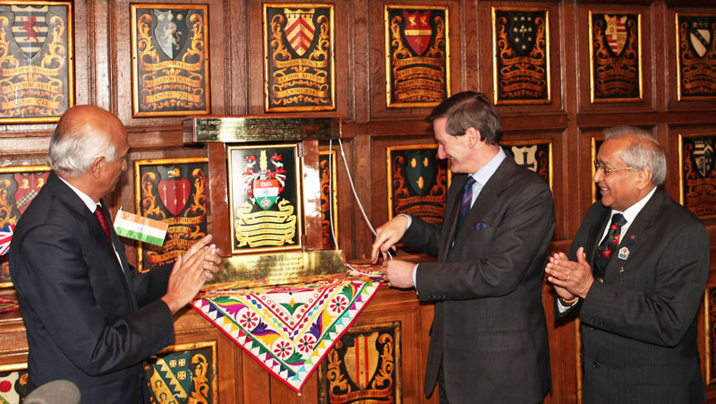 Sardar Patel Plaque unveiled at the Middle Temple