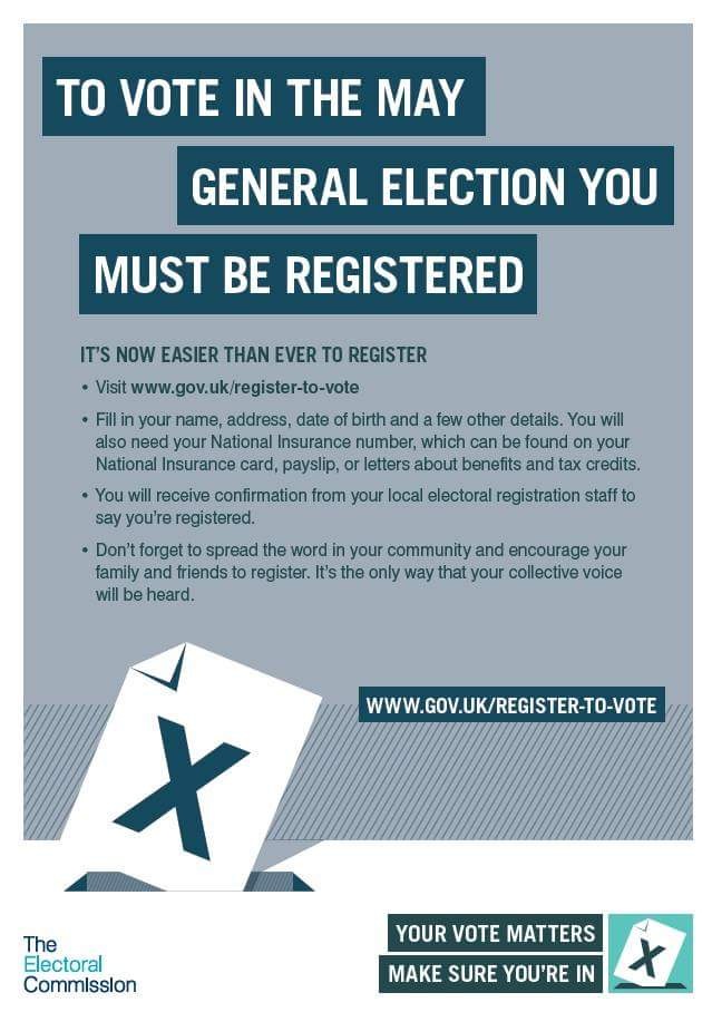 Hindu Council UK (HCUK) launches its biggest ever campaign and joins other Community Organisations to encourage Voter Registration for the upcoming UK General Elections