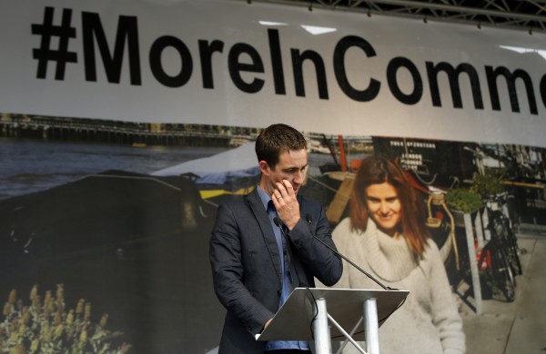 Umesh C Sharma, Co-Chair of Hindu Council UK pays tribute to the LATE Jo Cox MP at the Memorial event at Trafalgar Square London
