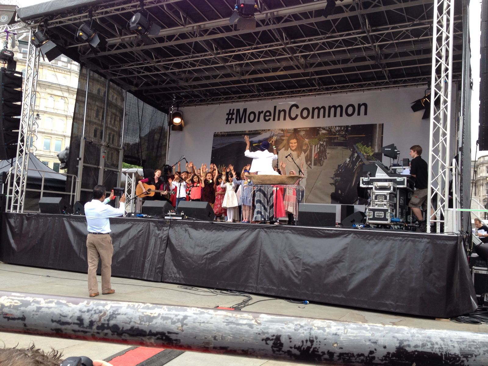 Umesh C Sharma, Co-Chair of Hindu Council UK pays tribute to the LATE Jo Cox MP at the Memorial event at Trafalgar Square London